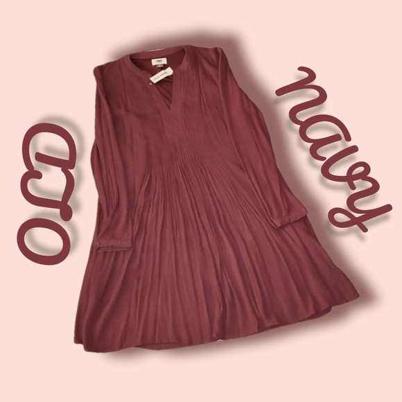 Old Navy Dresses & Skirts - Old Navy Women's Long Sleeve knee high Dress SizeS